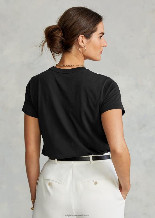 Ralph Lauren naised puuvillane t-särk PR0V4749 must