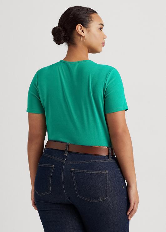 Ralph Lauren naised puuvillasegu särk PR0V4530 palmi leht