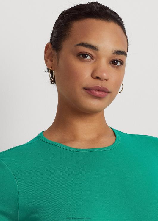 Ralph Lauren naised puuvillasegu särk PR0V4530 palmi leht