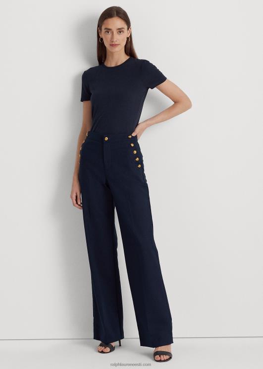 Ralph Lauren naised puuvillasegune t-särk PR0V4256 merevägi