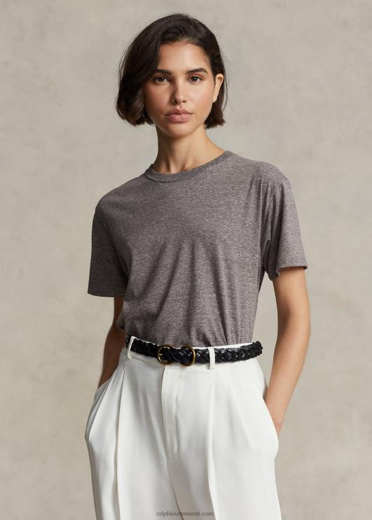 Ralph Lauren naised puuvillasegune trikoosärk PR0V3194 kanarbikuhall