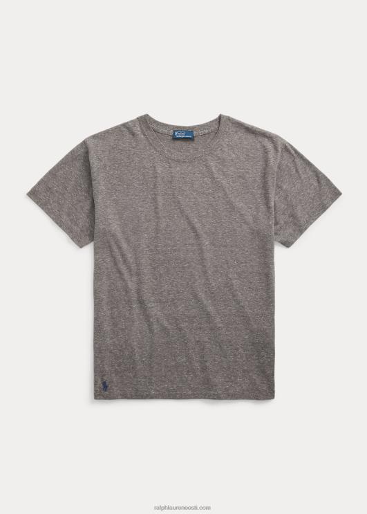 Ralph Lauren naised puuvillasegune trikoosärk PR0V3194 kanarbikuhall