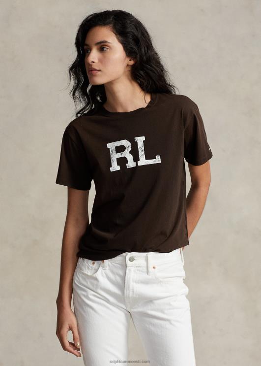 Ralph Lauren naised rl logoga trikoosärk PR0V3158 antiikpruun