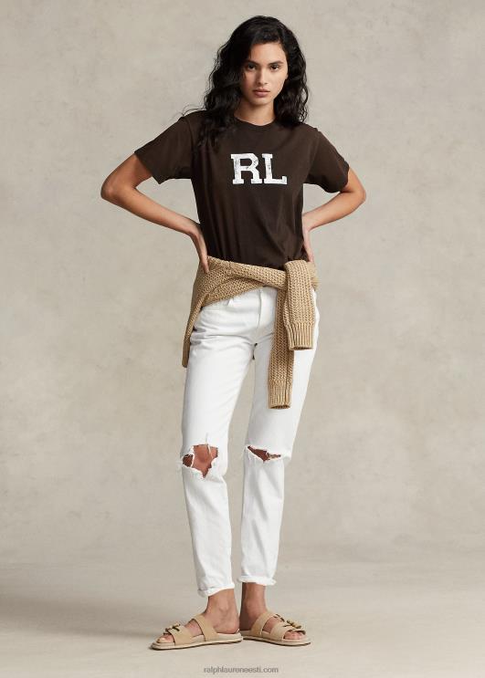 Ralph Lauren naised rl logoga trikoosärk PR0V3158 antiikpruun