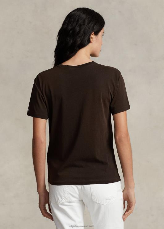 Ralph Lauren naised rl logoga trikoosärk PR0V3158 antiikpruun