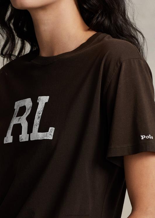 Ralph Lauren naised rl logoga trikoosärk PR0V3158 antiikpruun