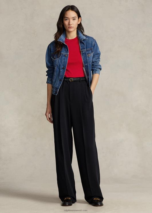 Ralph Lauren naised soonikuga puuvillane t-särk PR0V2876 2000 rubla punane