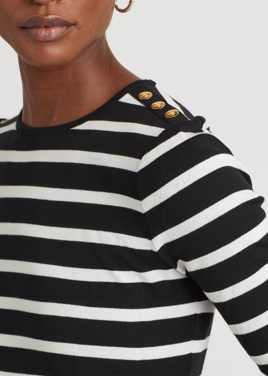 Ralph Lauren naised triibuline nööp-õlapealne PR0V4268