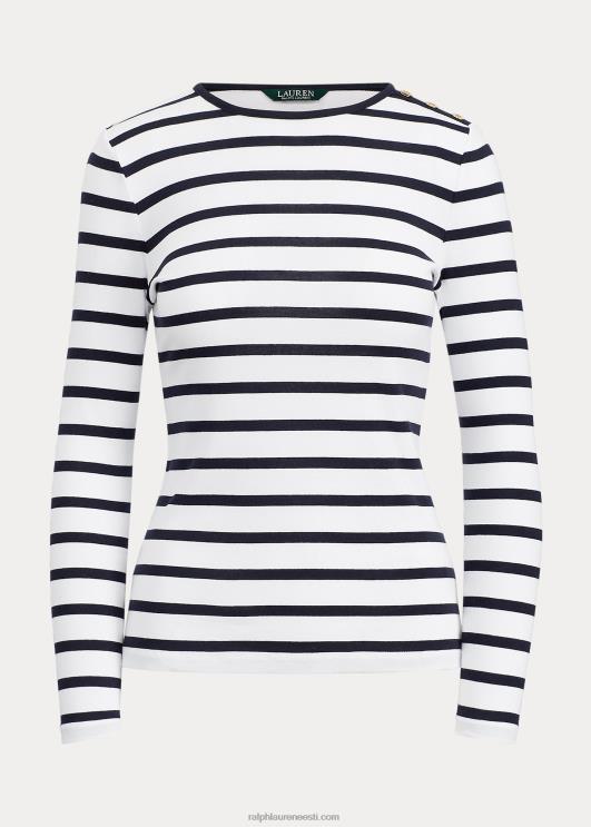 Ralph Lauren naised triibuline nööp-õlapealne PR0V4269