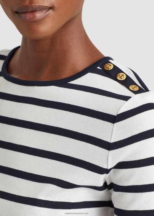 Ralph Lauren naised triibuline nööp-õlapealne PR0V4269