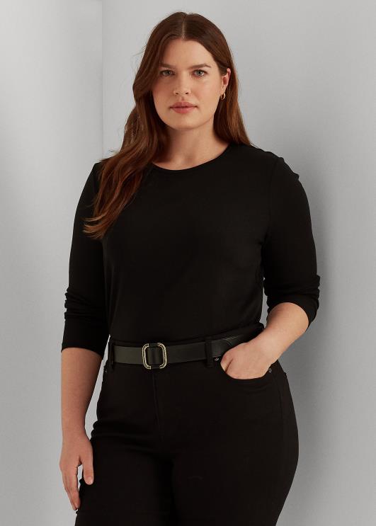 Ralph Lauren naised veniv pikkade varrukatega särk PR0V4731 must