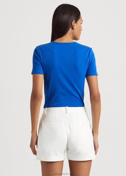 Ralph Lauren naised veniv puuvillane tee PR0V4322 sinine saturn