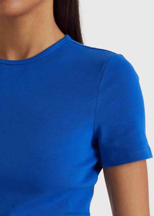 Ralph Lauren naised veniv puuvillane tee PR0V4322 sinine saturn