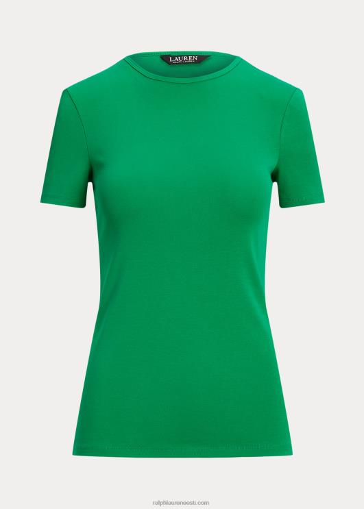 Ralph Lauren naised veniv puuvillane tee PR0V4323 palmi leht