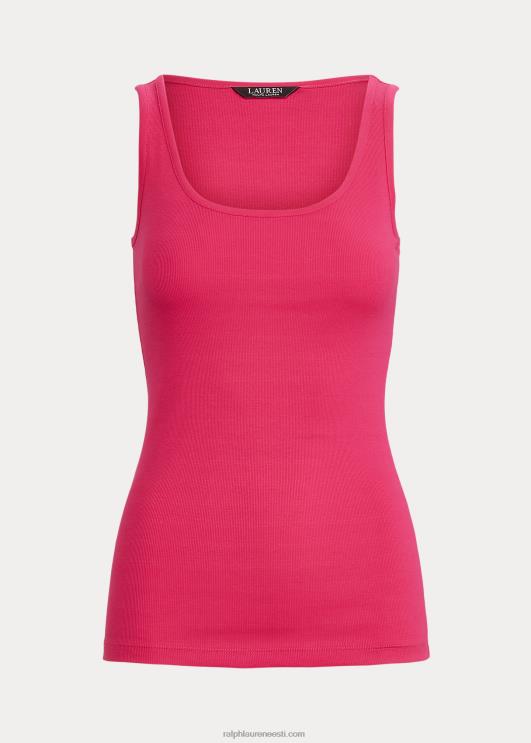 Ralph Lauren naised puuvillaseguga paagitop PR0V3825 spordiroosa