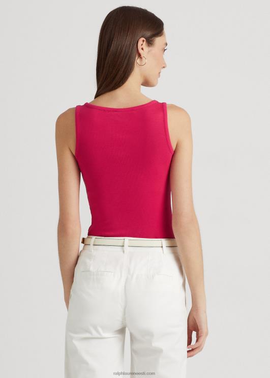 Ralph Lauren naised puuvillaseguga paagitop PR0V3825 spordiroosa