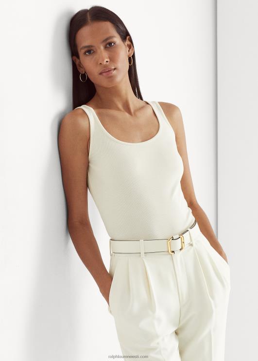 Ralph Lauren naised puuvillaseguga paagitop PR0V3827 mascarpone kreem