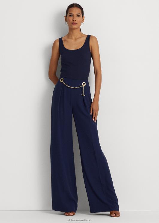 Ralph Lauren naised puuvillaseguga paagitop PR0V3829 rafineeritud merevägi