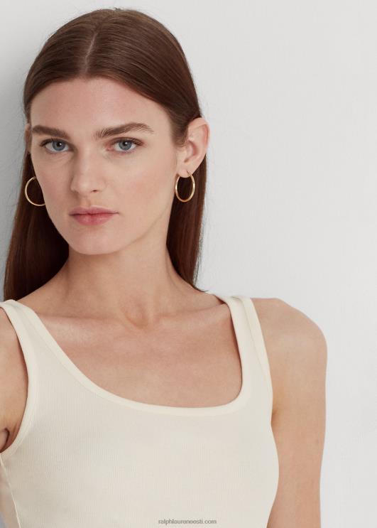 Ralph Lauren naised puuvillaseguga paagitop PR0V4311 mascarpone kreem