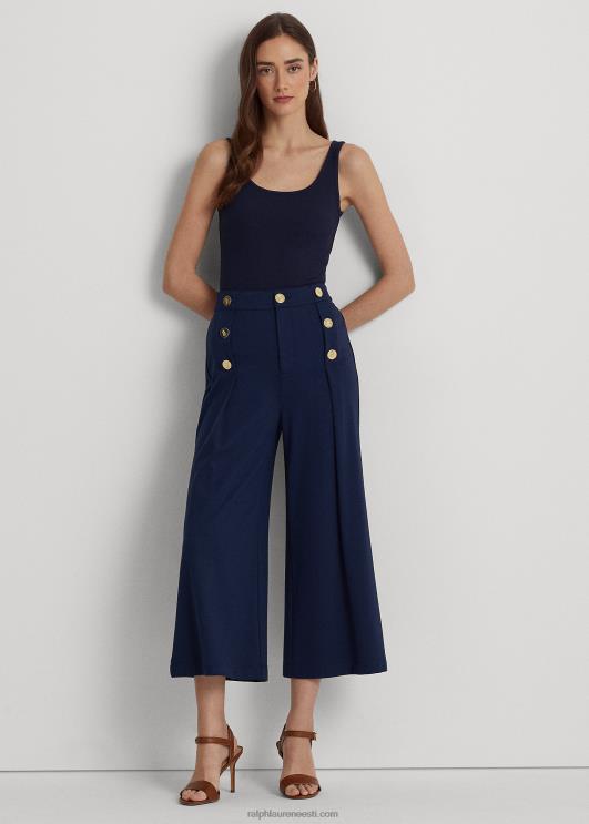 Ralph Lauren naised puuvillaseguga paagitop PR0V4312 rafineeritud merevägi