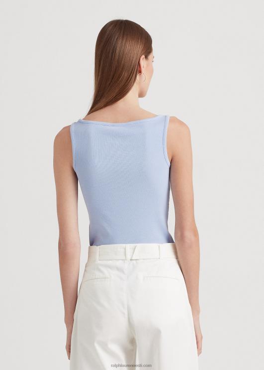 Ralph Lauren naised puuvillaseguga paagitop PR0V4313 kiviklibu sinine