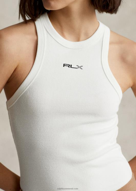 Ralph Lauren naised soonik Racerback tank PR0V9179 keraamiline valge
