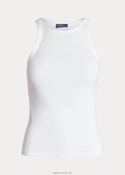 Ralph Lauren naised soonikuga puuvillane paak PR0V2869 valge