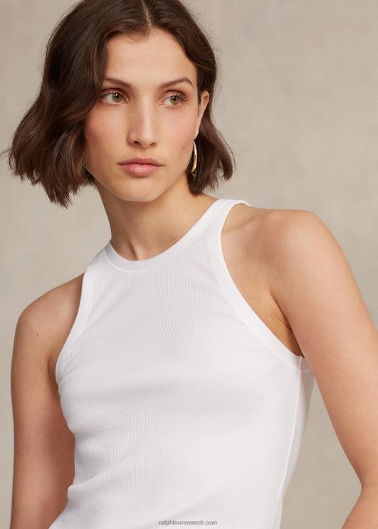 Ralph Lauren naised soonikuga puuvillane paak PR0V2869 valge