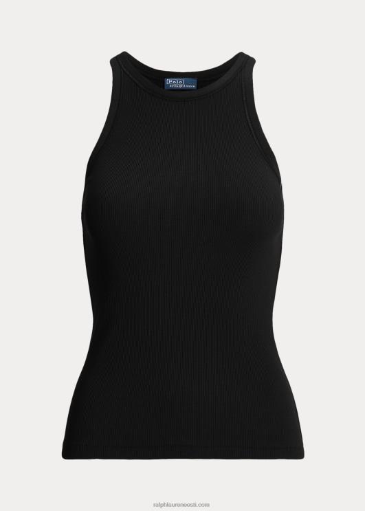 Ralph Lauren naised soonikuga puuvillane paak PR0V2871 must