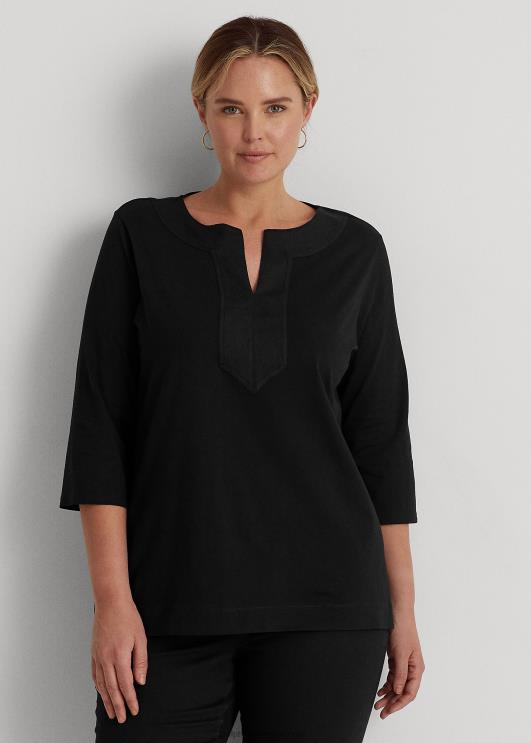 Ralph Lauren naised puuvillane tuunika PR0V4733 must