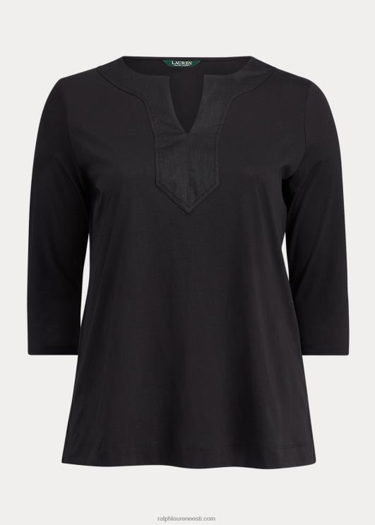 Ralph Lauren naised puuvillane tuunika PR0V4733 must