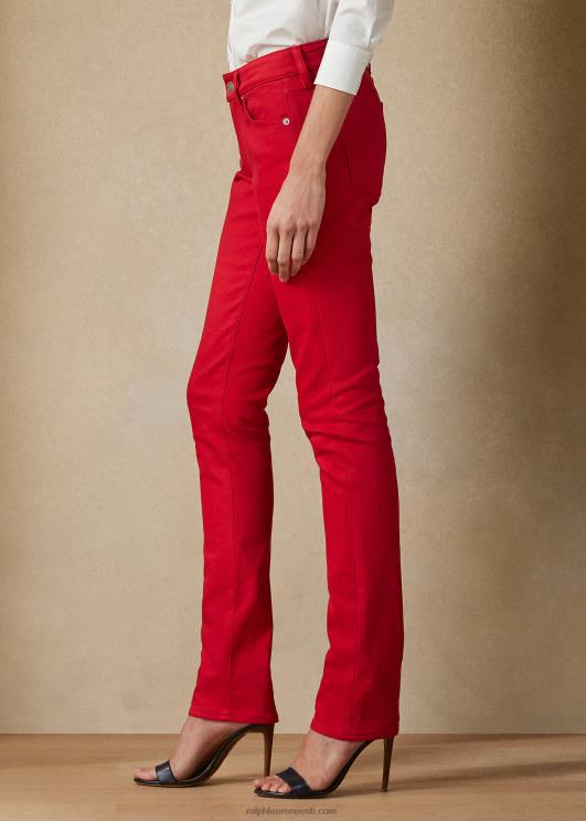 Ralph Lauren naised 160 õhukesed teksapüksid PR0V3491 rouge