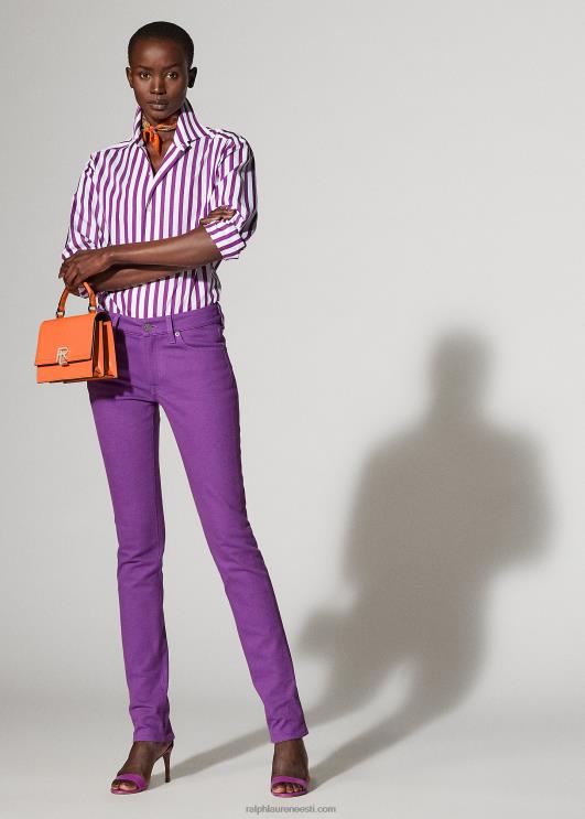 Ralph Lauren naised 160 õhukesed teksapüksid PR0V3492 särav marja