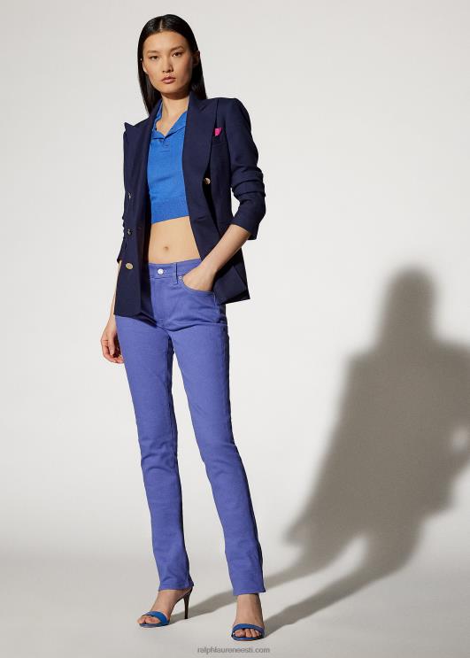 Ralph Lauren naised 160 õhukesed teksapüksid PR0V3494 keskmine sinine