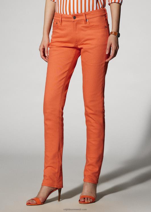 Ralph Lauren naised 160 õhukesed teksapüksid PR0V3495 mooni apelsin