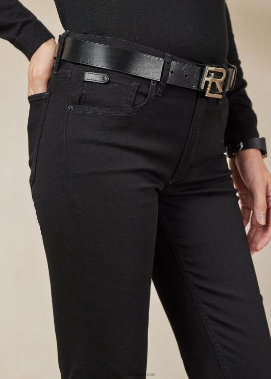 Ralph Lauren naised 400 tikutopsiga teksad PR0V9358 karge must