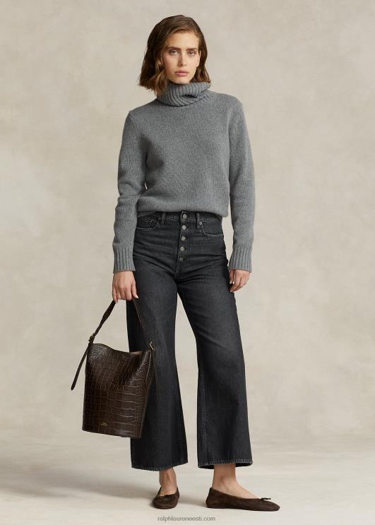 Ralph Lauren naised kärbitud laia säärega teksad PR0V2890 angelou pesu