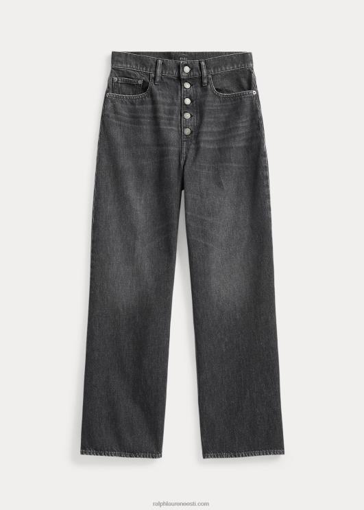 Ralph Lauren naised kärbitud laia säärega teksad PR0V2890 angelou pesu