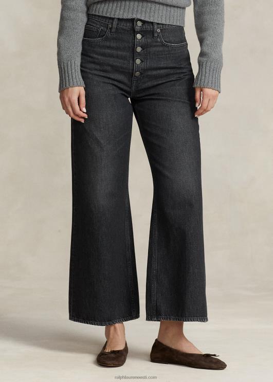 Ralph Lauren naised kärbitud laia säärega teksad PR0V2890 angelou pesu