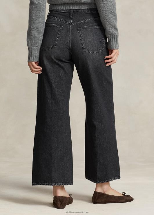 Ralph Lauren naised kärbitud laia säärega teksad PR0V2890 angelou pesu