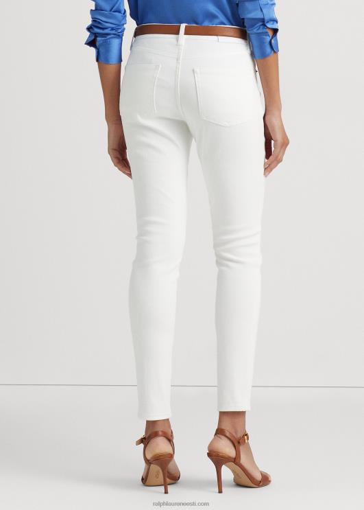 Ralph Lauren naised kõrge kõrgusega kitsad pahkluuteksad PR0V4020 valge pesu