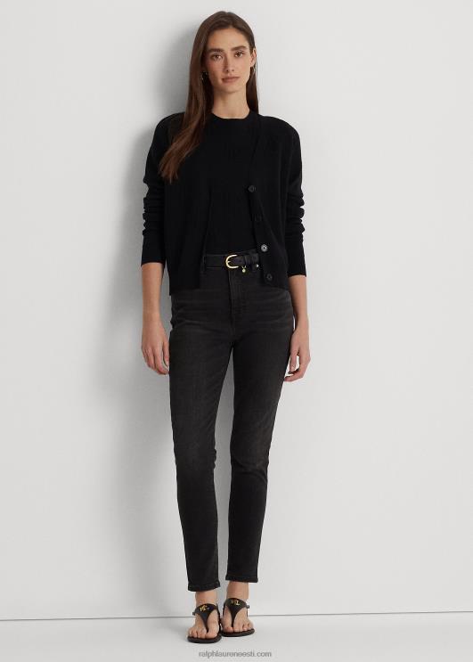 Ralph Lauren naised kõrge kõrgusega kitsad pahkluuteksad PR0V4195 impeerium must pesu