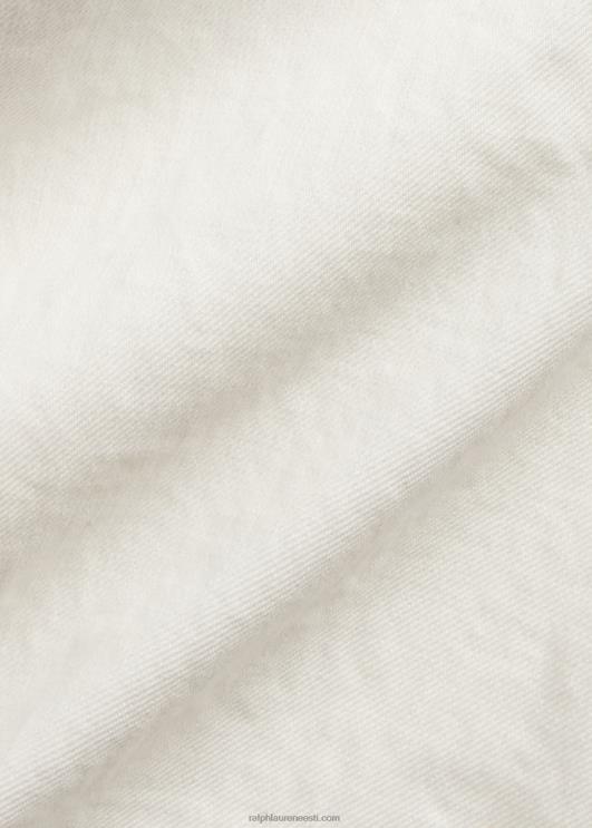 Ralph Lauren naised kõrge poisile sobiv teksa PR0V9142 valgekivi pesu