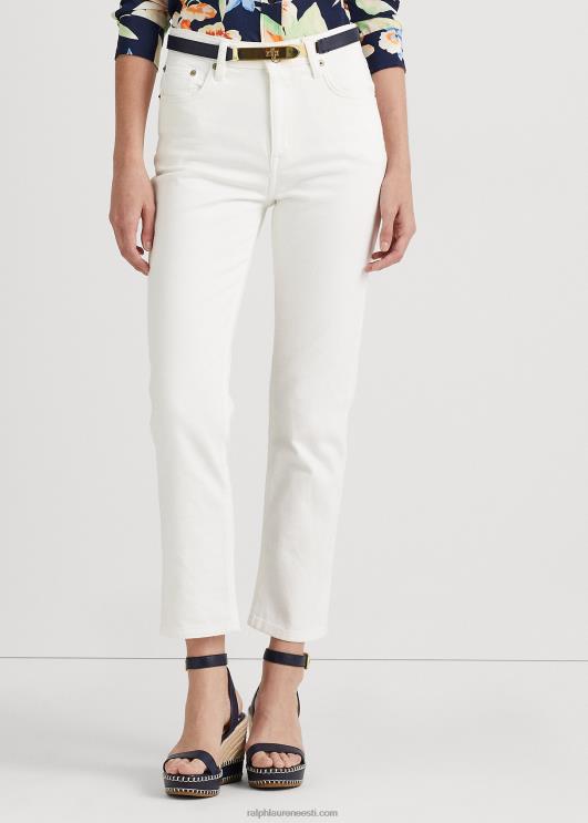 Ralph Lauren naised kõrghoone sirge pahkluu teksa PR0V4475 valge pesu