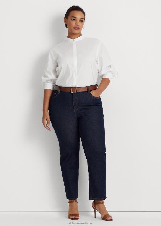 Ralph Lauren naised kõrghoone sirge pahkluu teksa PR0V4720 loputada pesu