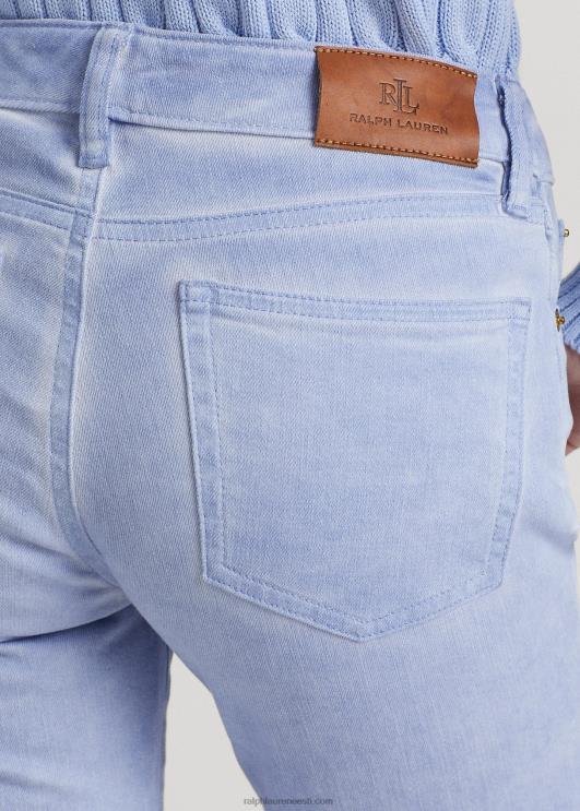 Ralph Lauren naised kaetud keskmise kõrgusega sirge pahkluu teksa PR0V4028 kivisinine pesu