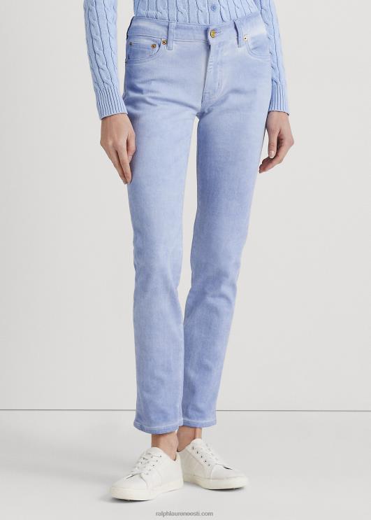 Ralph Lauren naised kaetud keskmise kõrgusega sirge pahkluu teksa PR0V4369 kivisinine pesu