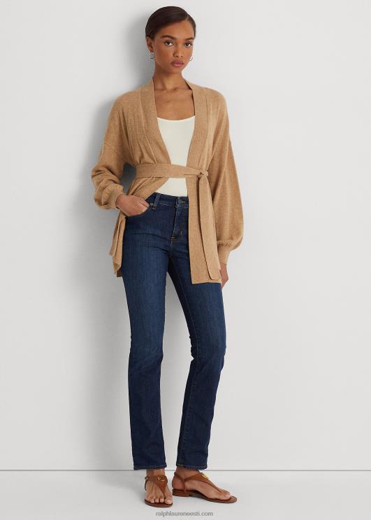 Ralph Lauren naised keskmise kõrgusega sirge teksapüks PR0V4258 ookeanisinine pesu