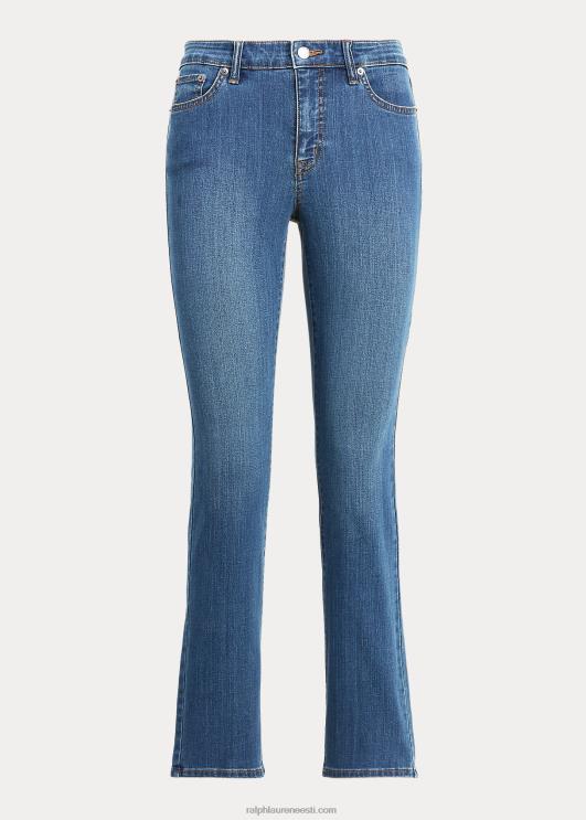 Ralph Lauren naised keskmise kõrgusega sirge teksapüks PR0V4274 ookeanisinine pesu denim