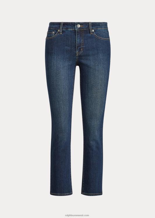 Ralph Lauren naised keskmise kõrgusega sirge teksapüks PR0V4487 sügav kuninglik